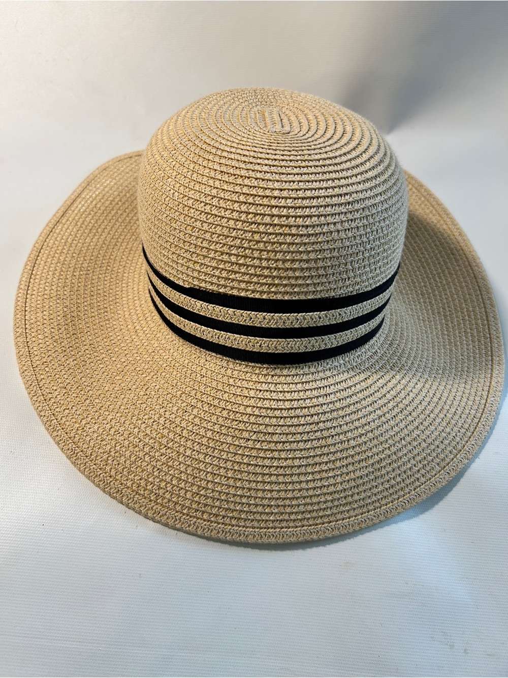 Siggi Wide Brim Straw Sun Hat - Natural